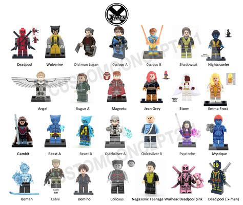 X-Men - Custom Minifigures