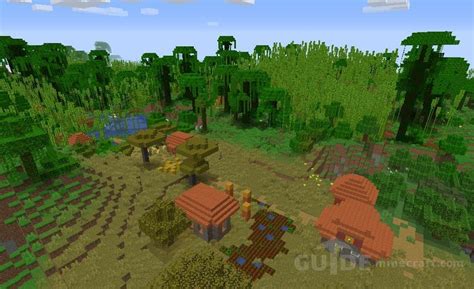 Village in the Bamboo Jungle seed for Minecraft 1.17.1/1.16.5