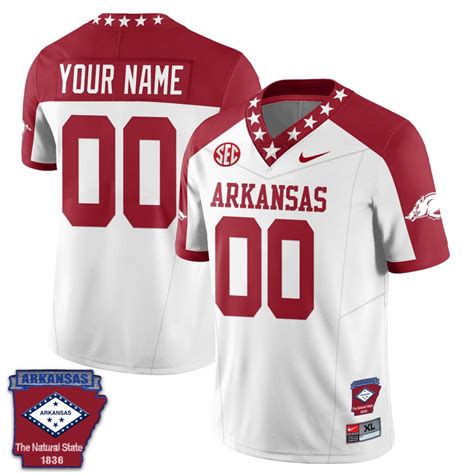 Arkansas Razorback Football 2023 Custom Jersey – All Stitched – Thebustlight