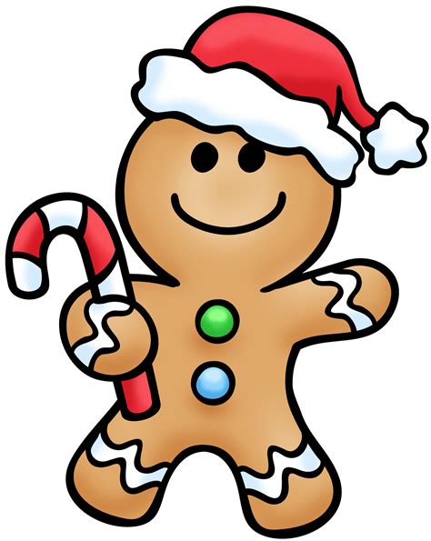 Gingerbread man template with bow clipart – Clipartix