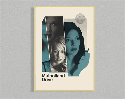 Mulholland Drive Minimalist Movie Wall Art Poster – Aesthetic Wall Decor