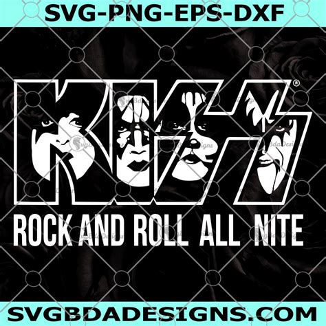 KISS Alive Worldwide Svg - Rock & Roll All Nite Svg - Rock Band Svg