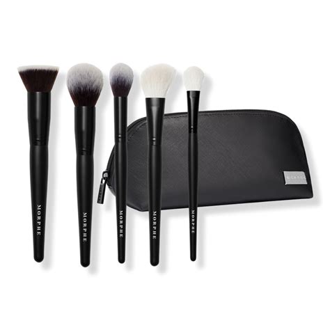 Face The Beat 5 Piece Face Brush Collection + Bag - Morphe | Ulta Beauty