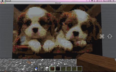 Cute Puppies PixelArt Minecraft Project