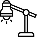Desk lamp - free icon