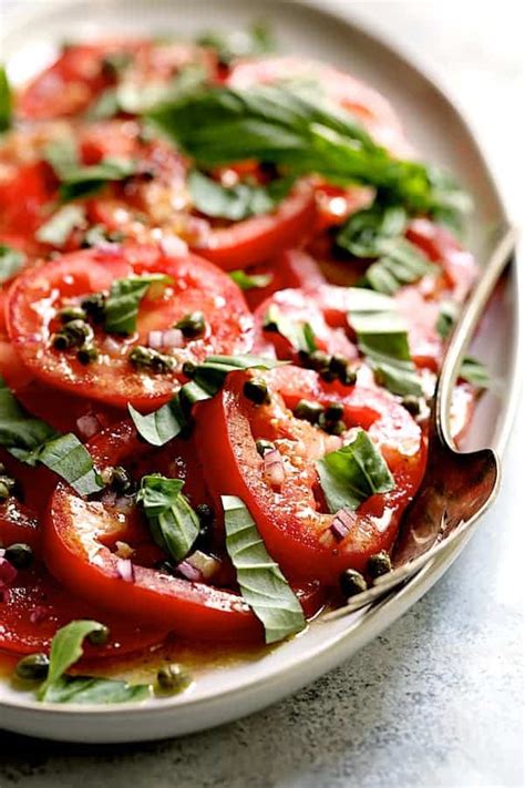 Easy Fresh Tomato Salad - From A Chef's Kitchen