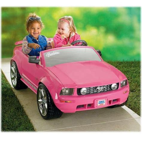 Fisher price barbie ford mustang power wheels car