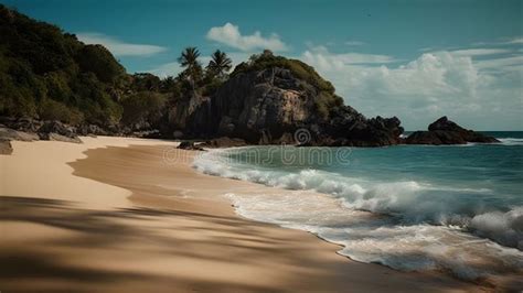 Landscape of Beautiful Transparent Turquoise Water Beach, White Sand ...