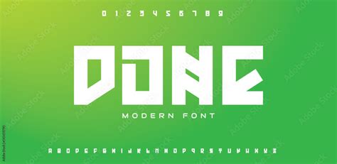 Tech font for logo design. fonts Vector alphabet with two set of letters. Stock Vector | Adobe Stock