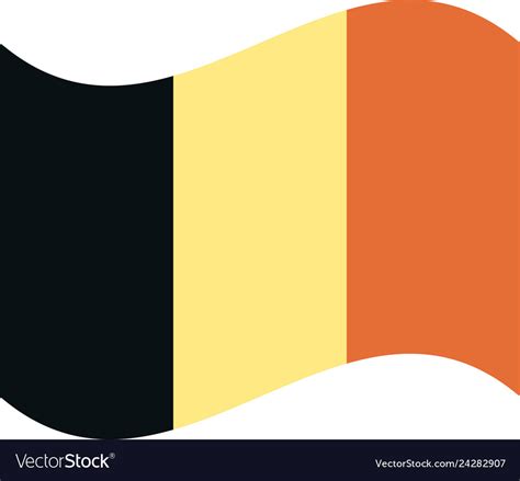 Belgium flag official colors national Royalty Free Vector