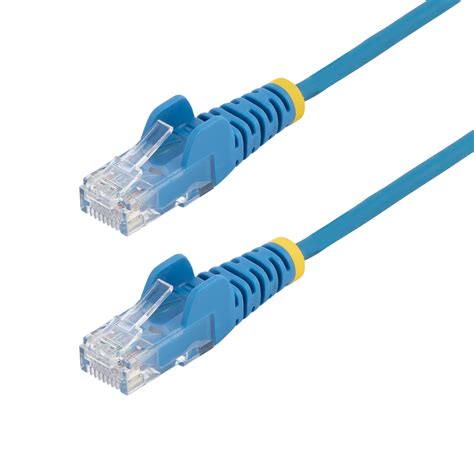 Amazon.com: StarTech.com 6 ft CAT6 Cable - Slim CAT6 Patch Cord - Blue ...