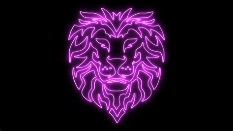 Neon Lion Wallpapers - Top Free Neon Lion Backgrounds - WallpaperAccess