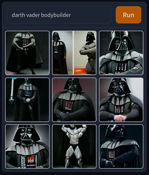 Darth Vader bodybuilder : r/weirddalle