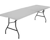 Folding table 8ft - (Rental) – Smart Soirée