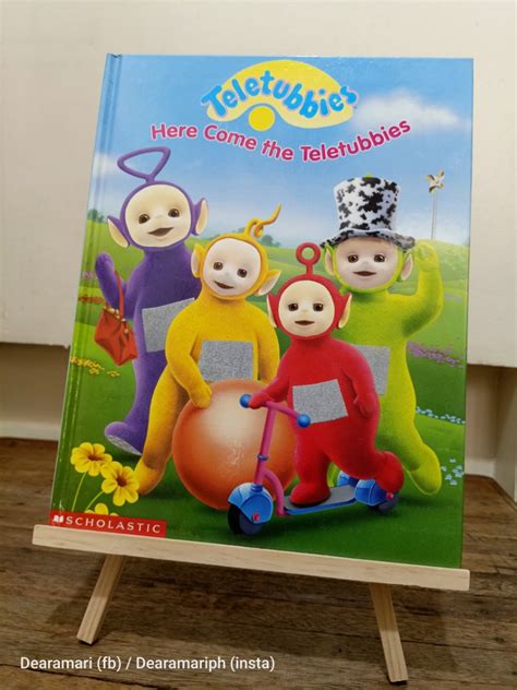 Here come the Teletubbies Full-sized Storybook by Andrew Davenport on Carousell