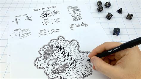 Wasd20 Mountains / How to draw mountains for your fantasy map. - Instituto