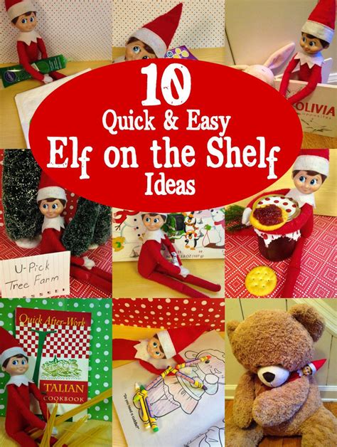 10 Quick Elf on the Shelf Ideas | Divine Lifestyle