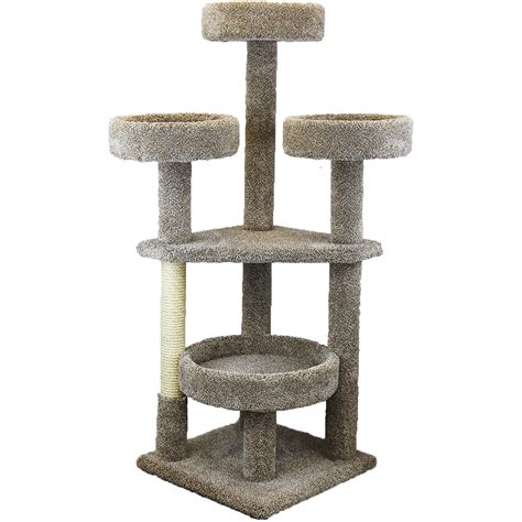 Prestige Cat Trees 5 Level Main Coon Cat Tower, 65" H | Petco