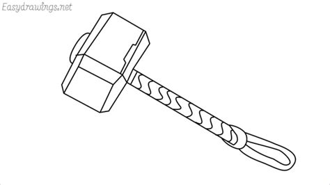 Details more than 127 thor hammer drawing - seven.edu.vn