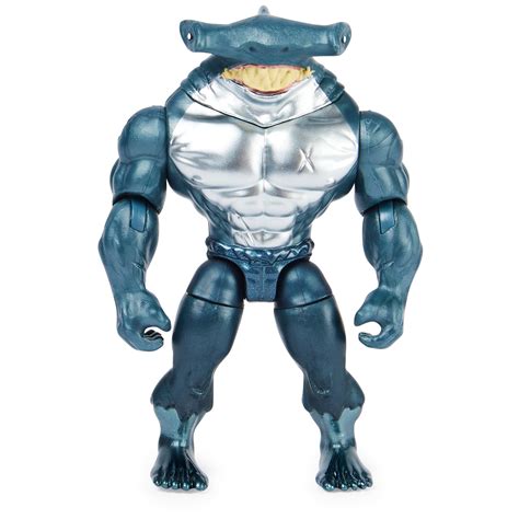 Batman 4-inch King Shark Action Figure with 3 Mystery Accessories, for ...