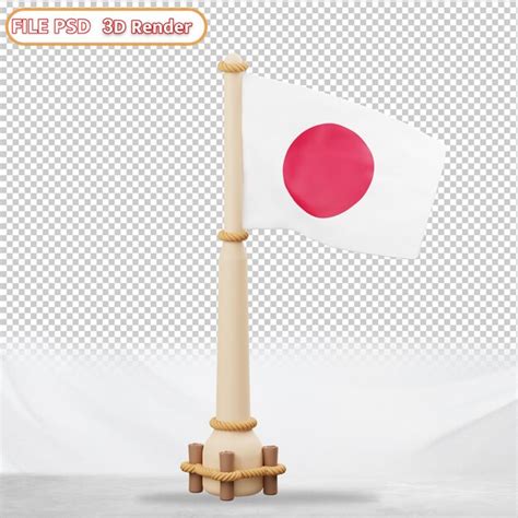 Premium PSD | Japan flag