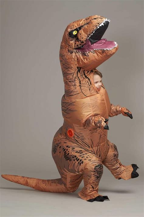 Jurassic Park T. Rex Dinosaur Inflatable Costume for Kids | Inflatable costumes, Kids costumes ...