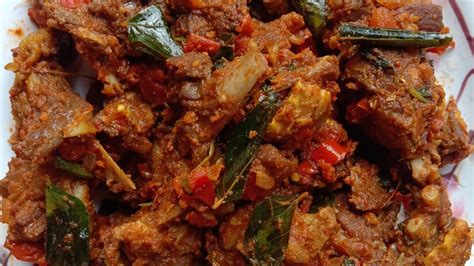 Spicy Dry Mutton Recipe | Mutton Dry Roast | Dry Mutton Masala Recipe - YouTube