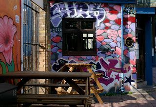 Graffiti and Pub Bench Tables | Graffiti, wooden picnic benc… | Flickr