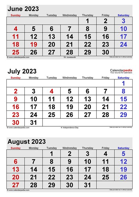 June And July 2023 Calendar – Get Calendar 2023 Update