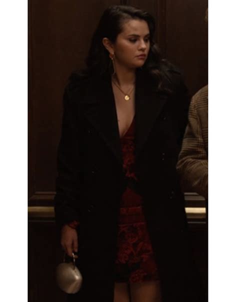 Only Murders In The Building S03 Mabel Mora Black Coat | Selena Coat