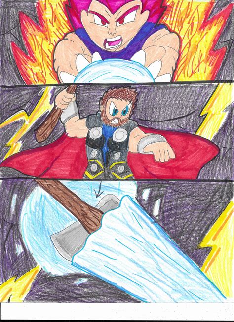 Vegeta vs Thor by NoahTigerDragon on DeviantArt