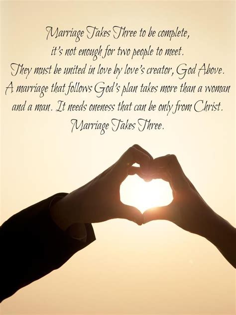 marriage takes three... | Marriage quotes from the bible, Marriage quotes, Christian marriage quotes