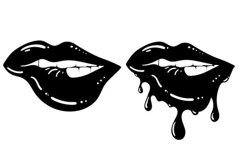 Dripping Lips Svg Free | Lipstutorial.org