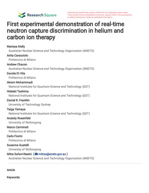 (PDF) First experimental demonstration of real-time neutron capture discrimination in helium and ...