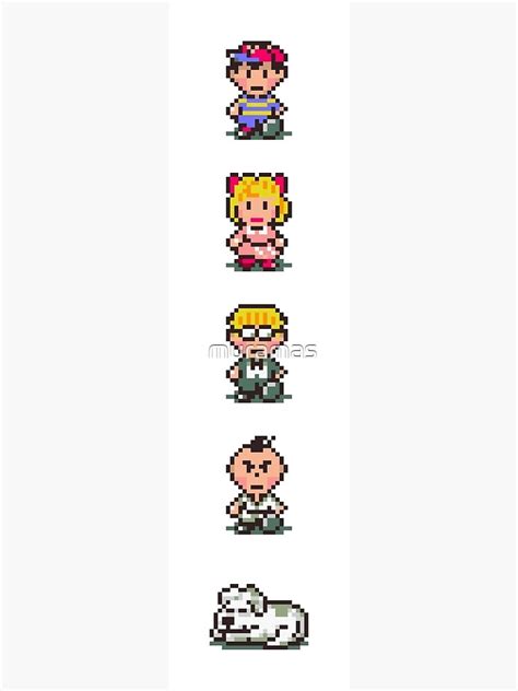 "Earthbound - Characters" Poster by muramas | Redbubble