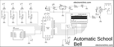 Automatic School Bell using Arduino, DS1307 and 16x2 LCD