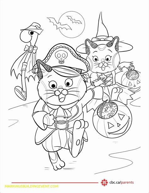 Nick Jr Halloween Coloring Pages