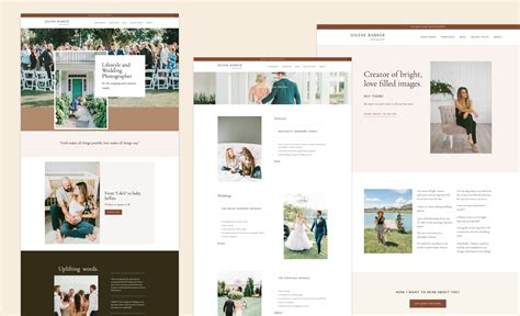 Blog Theme Photography Website Template Web Site Design Wedding Web Design Photography ...