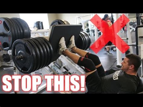 How to PROPERLY Leg Press | 3 Leg Press Variations for Muscle Gain - YouTube