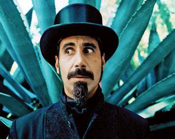 Not sure what is more epic, Serj Tankian: Your top hat or that facial hair.