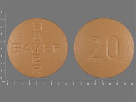 BAYER BAYER 20 Pill Orange Round - Pill Identifier