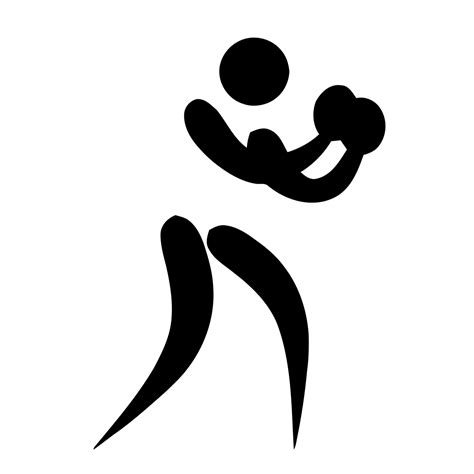 Boxe com Pictogramas Olímpicos PNG transparente - StickPNG