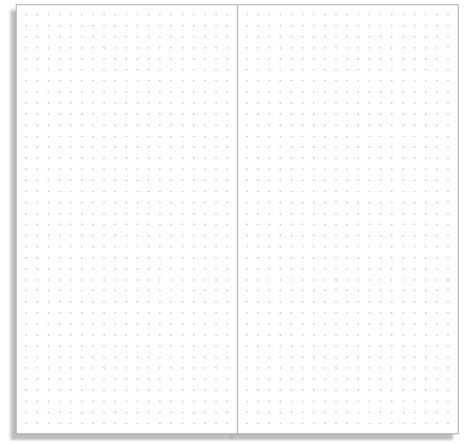 My Life All in One Place: Print a basic dot grid notebook insert for your Midori Traveler's Notebook