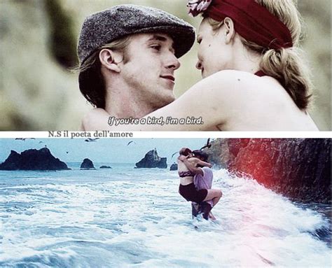 The Notebook scene gif Le pagine della nostra vita Rachel Mc Adams, Ryan Gosling Allie Hamilton ...