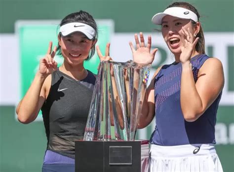 Xu Yifan, Yang Zhaoxuan reflect on 'lucky and dream' Indian Wells victory