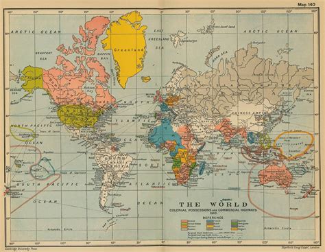 World map, 1910 | Vintage world map poster, Old maps, Map