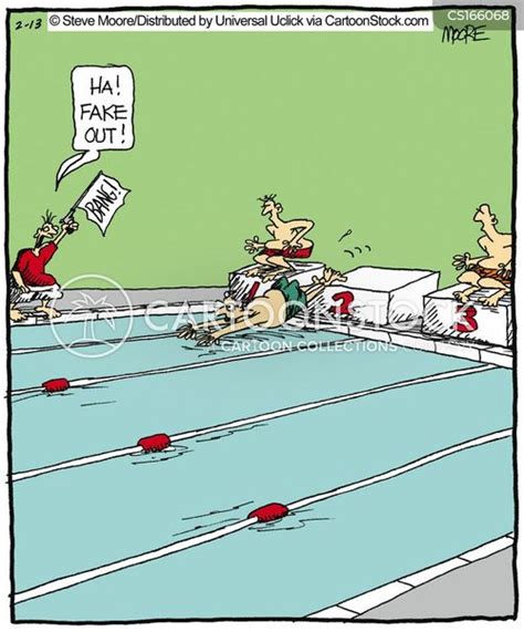 Swimming Cartoons and Comics - funny pictures from CartoonStock