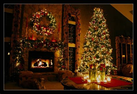 1080p Christmas Fireplace Wallpaper - Jeckie Image Bookmark