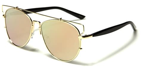 Aviator Pink Lens Women's Bulk Sunglasses M10277-PINK