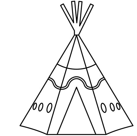 Tipi Drawing | Free download on ClipArtMag